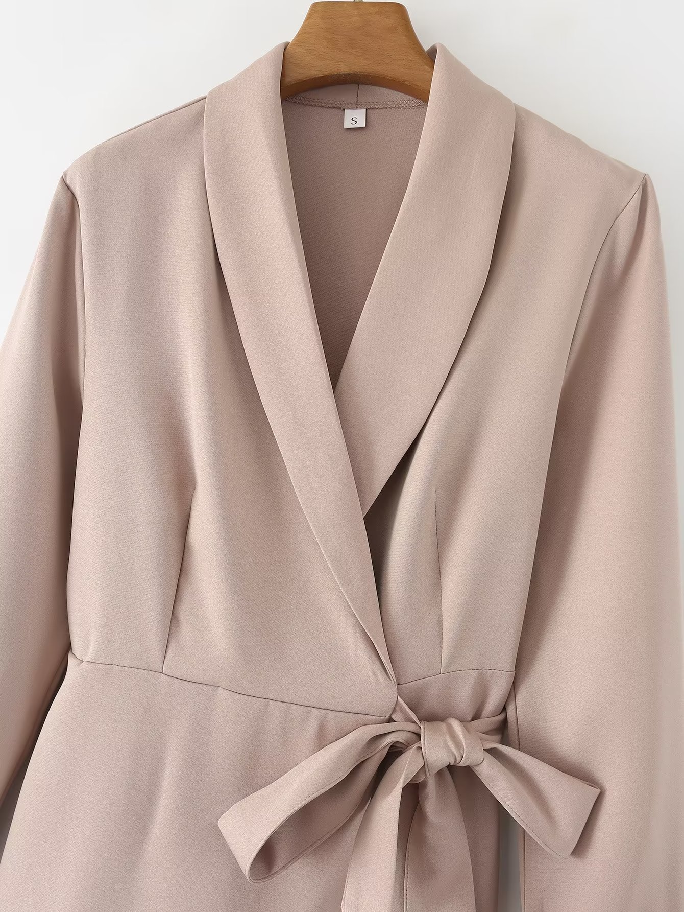 Nour – Spring Solid Color Collared Long Sleeve Dress | fashilyx Nour – Spring Solid Color Collared Long Sleeve Dress | fashilyx