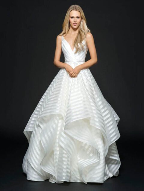 Barbara – Backless Lace Mid Waist Wedding Dress | FASHILYX