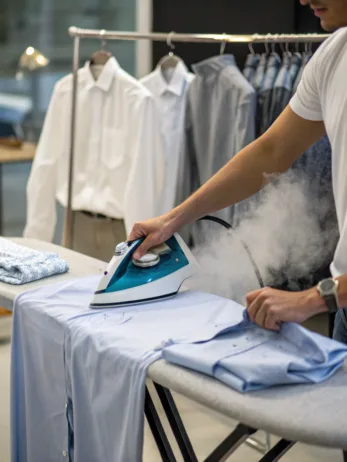 how do i iron a dress shirt