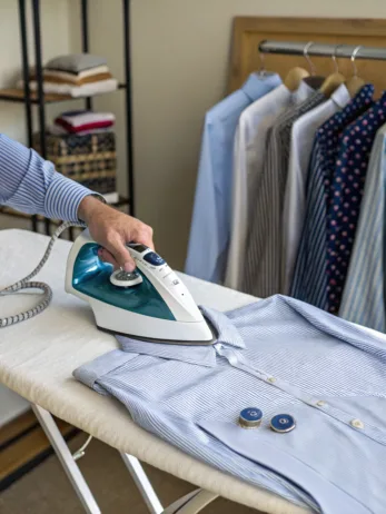 how do i iron a dress shirt