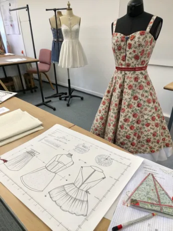 how do you draw a dress