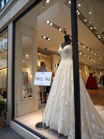 how much does a wedding dress cost