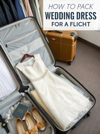 how to bring a wedding dress on a planeingredients