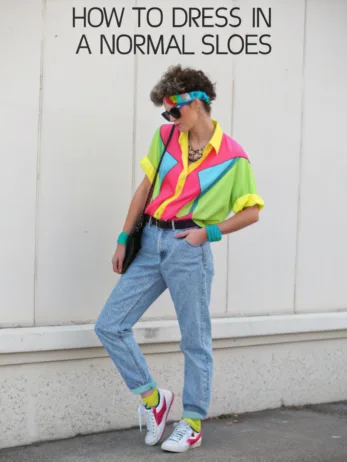 how to dress 80s with normal clothes