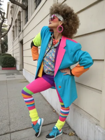 how to dress like the 80s