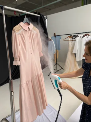 how to get wrinkles out of a dress