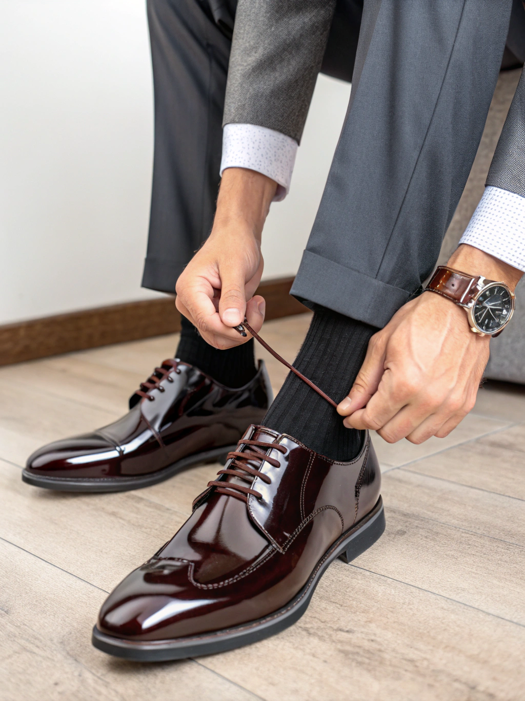 how to lace dress shoes