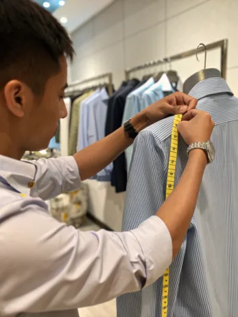 how to measure sleeve length for dress shirt