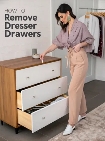 how to remove dresser drawers