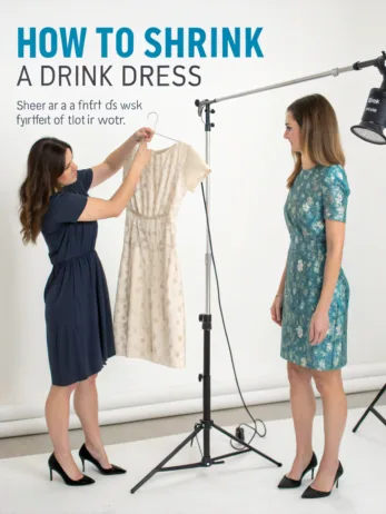 how to shrink a dress
