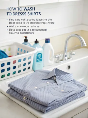 how to wash dress shirts