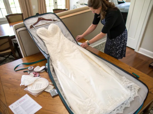 how do you preserve a wedding dress