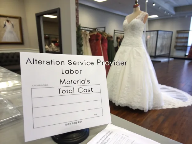 how much does it cost to alter wedding dress