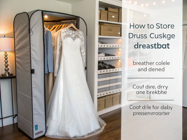 how to store a wedding dress