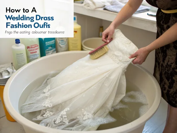 how to wash a wedding dress-fashilyx