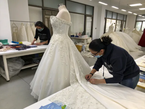 how do you make a wedding dress