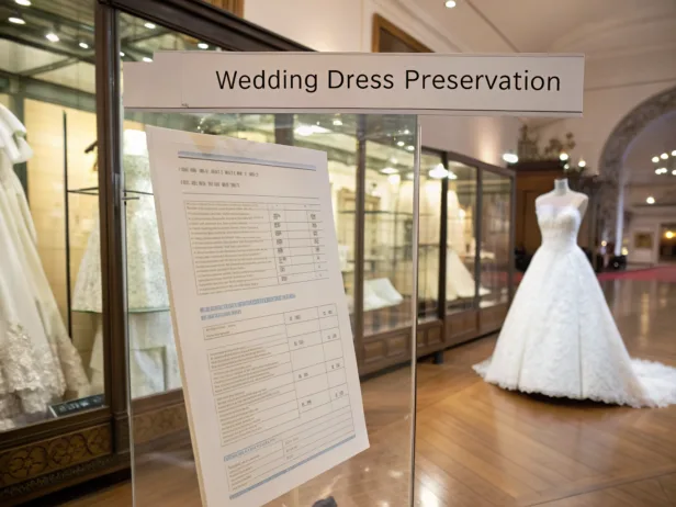 how much does wedding dress preservation cost