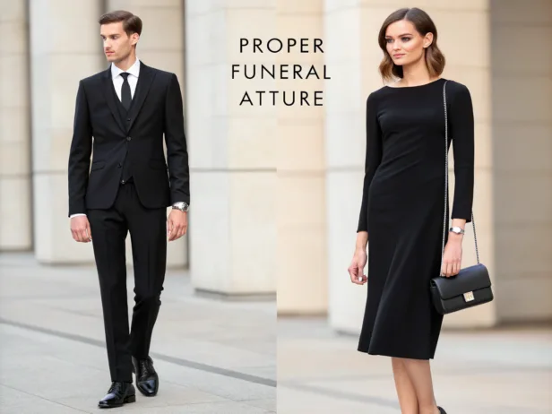 how to dress for a funeral