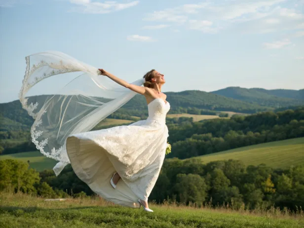 how to fly with a wedding dress