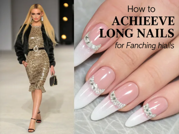 how to get long nails in dress to impress