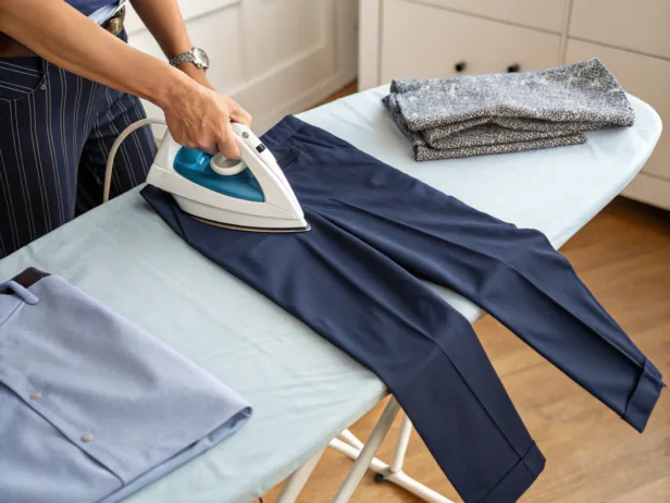 how to iron dress pants