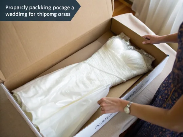 how to ship a wedding dress