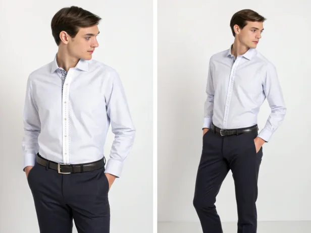 how to tuck in a dress shirt