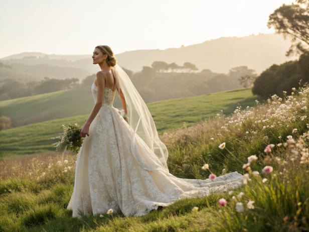 hailey bieber wedding dress