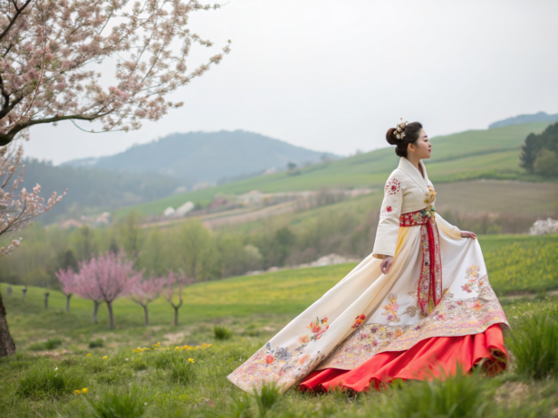 korean traditional wedding dress