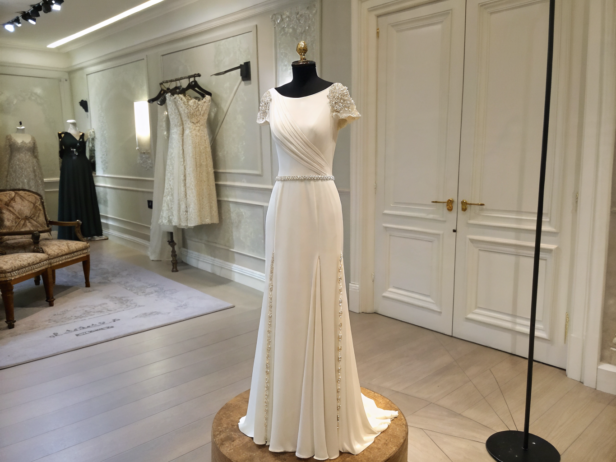cap sleeve wedding dress