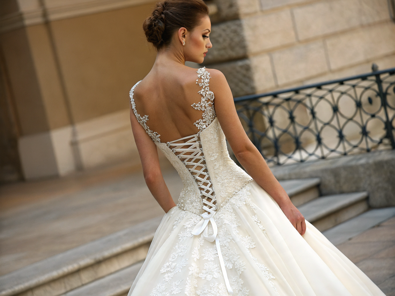 corset lace up back wedding dresses fashilyx