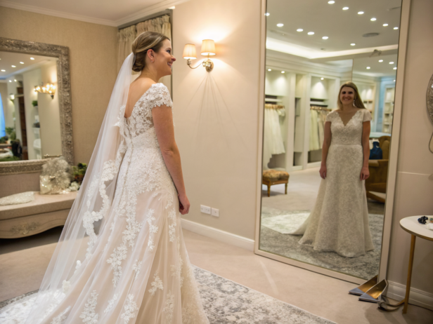 what to wear wedding dress shopping